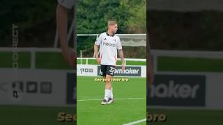 Ginge gets this horribly wrong 🤣 adidas football footballshorts fulham funny comedy [upl. by Aveneg975]