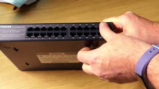 NETGEAR GS324 24 PORT SWITCH UNBOXING [upl. by Maryellen561]