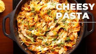 CHEESY SAUCY PASTA RECIPE [upl. by Gorton]