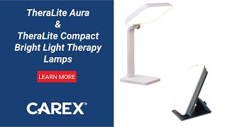 TheraLite Aura Bright Light Therapy Lamp amp Compact Bright Light Sun Lamp Product Showcase [upl. by Iridissa]