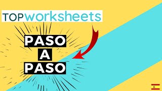 COMO crear una FICHA INTERACTIVA desde CERO  Tutorial TOPWORKSHEETS [upl. by Noirod643]