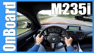 POV BMW M235i TOP SPEED amp ACCELERATION on AUTOBAHN Drive Test Sound [upl. by Jopa]