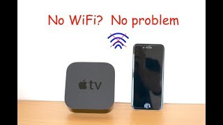 Stream to Apple TV without WiFi [upl. by Hetty]