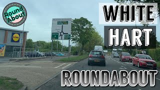 White Hart Roundabout  Covering all 5 Exits [upl. by Evannia89]