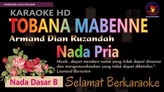 Karaoke Tobana Mabenne  Armand Dian Ruzandah Ver EPR nada pria B  Lagu Bugis HD nada rendah [upl. by Aleit]