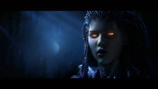 StarCraft 2 Zeratul VS Kerrigan Cinematic Ingame Version Full HD [upl. by Adiaj]