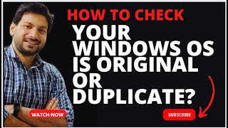 How to Check your Windows OS is Original or Duplicate  Genuine Windows 10 or 11 Os or not [upl. by Roehm]