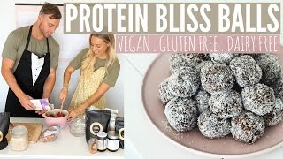 Protein Bliss Ball Recipe  VEGAN GLUTEN amp DAIRY FREE  Day In The Life [upl. by Miche]