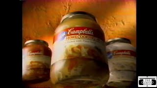 Campbells Home Cooking Soup In Glass Jars Commercial  1995 [upl. by Andaira]