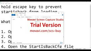 Hold escape key to prevent StartIsBack from loading How to fix [upl. by Noleta676]