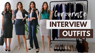 What to Wear to an Interview in 2022  Outfit Ideas for Corporate Office [upl. by Junie]