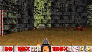 DOSBOX DOOM E2M1 둠 21 General Midi [upl. by Irat320]