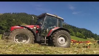 Massey Ferguson 4355 am Heu wenden [upl. by Aaren659]