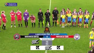 Maidenhead Utd Women 20 Portishead Town  Highlights  6th October 2024 [upl. by Turne463]