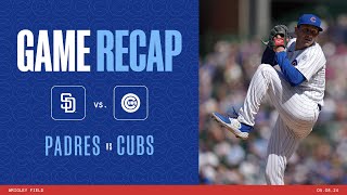 Cubs vs Padres Game Highlights  5824 [upl. by Hassadah]