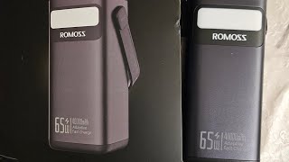 Romoss 65W PMT40182 148Wh 40000mAh Powerbank review [upl. by Cut]