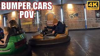 Bumper Cars POV 4K 60FPS Edaville Family Theme Park  NonCopyright [upl. by Phillada9]