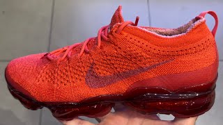 Nike Air Vapormax 2023 Flyknit Triple Red Shoes [upl. by Acsehcnarf]