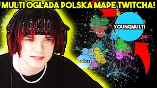 MULTI ogląda POLSKĄ MAPĘ TWITCHA [upl. by Ekusuy]