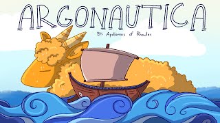 Argonautica by Apollonius of Rhodes  Summary animatic [upl. by Ahtanaram]