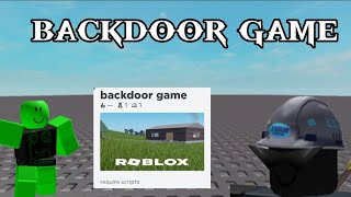 backdoor game Roblox [upl. by Tarsuss190]