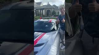 Golf Ball Through Sports Car Windshield Prank 😂  shorts [upl. by Eilyk]