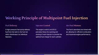 MULTIPOINT FUEL INJECTION SYSTEM [upl. by Dor]