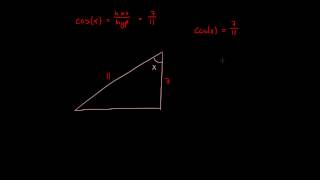 63  Hva er cosinus til en vinkel 1T [upl. by Yehtomit]