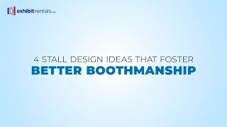 Stall design tips for successful exhibition [upl. by Anhavas254]