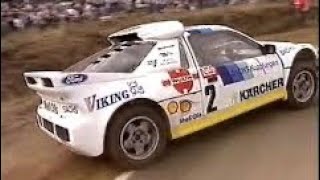 Martin Schanche European Rallycross 1991 Will Gollop Clash for the win in Belgium [upl. by Akemehs]