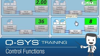 QSYS Control Training Control Functions [upl. by Canon]