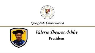 Address by UMBC President Valerie Sheares Ashby UMBC Spring Commencement 2023 [upl. by Enneles]