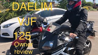 Daelim Roadwin 125 R owner review [upl. by Aerdnaz]