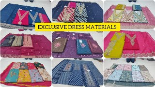 Chickpet Bangalore Wholesale Premium Unstitched Dress Material  Unstitched Salwar Material [upl. by Loria]