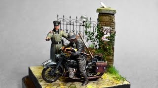 BMW R12 Zvezda 135  WW2 Motorcycle Model [upl. by Liba]