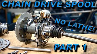 How to build an IRS Chain Drive Spool Affordable Easy and NO LATHE [upl. by Ehcsrop]