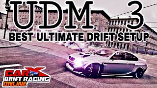 CarX Drift Racing  Best UDM 3 Ultimate Drift Setup BMW M3 E92 [upl. by Euqirat]