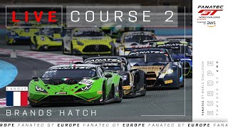 LIVE  Course 2  Brands Hatch  Fanatec GT Europe 2024 Français [upl. by Doretta]