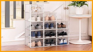 These Shoe Storage Boxes is amazon must haves [upl. by Ahsanat54]