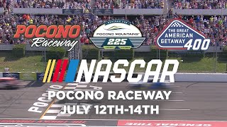 NASCAR at Pocono Raceway  July 1214 2024 [upl. by Ellehcer]