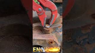 Rusty Nuts 🔩 open Amazing Tools shortsvideo automobile autotools tools automachine [upl. by Jeroma]