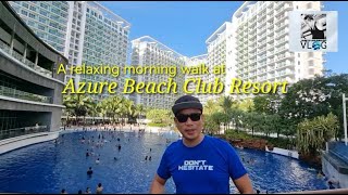 A relaxing morning walk at Azure Beach Club Resort satisfying walkingtour asmr azure [upl. by Areivax]