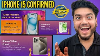 iPhone 15 15 Plus15 pro amp Pro Max Officially Announced on Flipkart Big Billion days 2024🔥🔥 [upl. by Lavern]