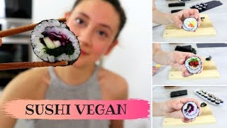 SUSHI FATTO IN CASA  Ricetta semplice e veloce  Sushi vegan senza pesce [upl. by Hannahc63]