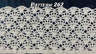 FANTASTIC amp INCREDIBLE crochet pattern 262  Easy crochet pattern  Free crochet  White yarn [upl. by Yelram]