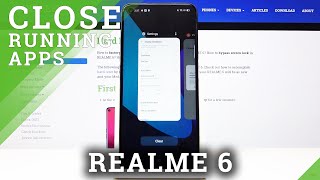 How to Turn Off Running Apps in REALME 6 – Close Background Apps [upl. by Katt]