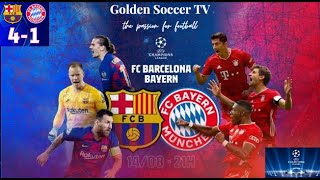 Barcelona vs Bayern Munich 41 Highlights [upl. by Carolyne300]