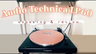 Audio Technica LP60 Unboxing amp Review [upl. by Pittman]