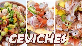 3 RECETAS de CEVICHE Para Lucirse  TOQUE Y SAZÓN [upl. by Assillim]