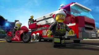 Lego City Estación de bomberos 60110 en Eurekakids [upl. by Nahtannoj]